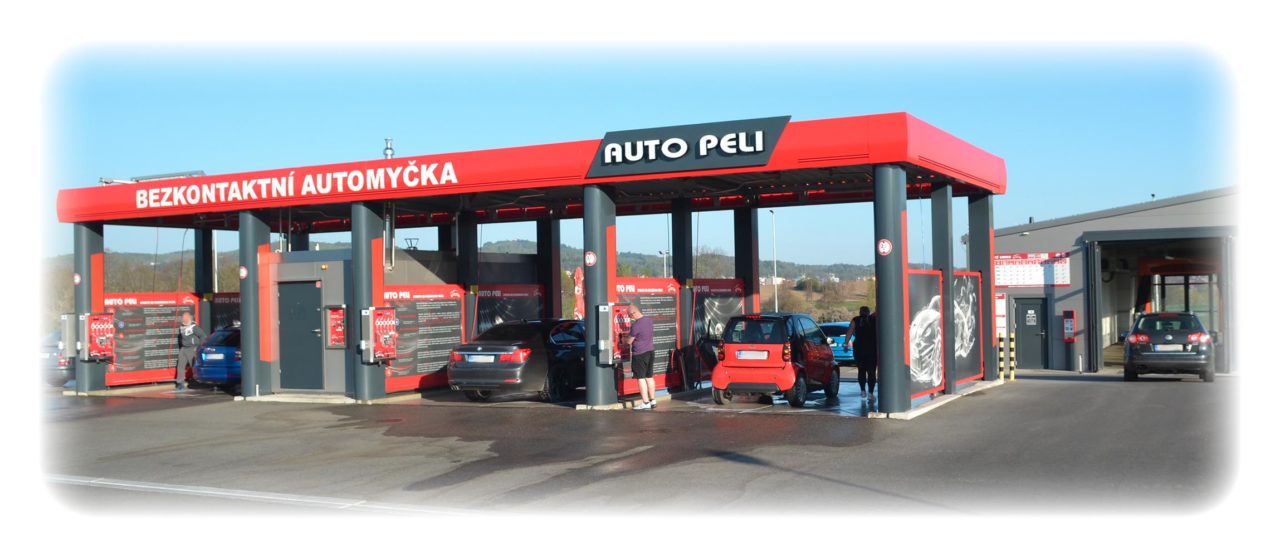 Areál automyčky AUTO PELI v Písku